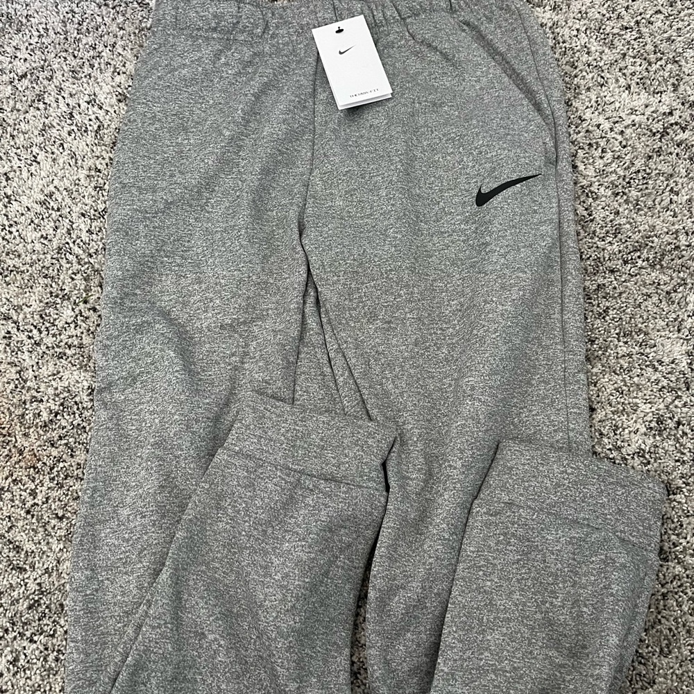 Gray Nike sweatpants